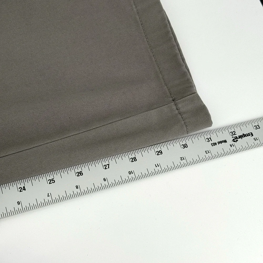 Nautica Men's Flex Classic Fit Pants Wrinkle‎ Resistant Chino 33x32 Olive